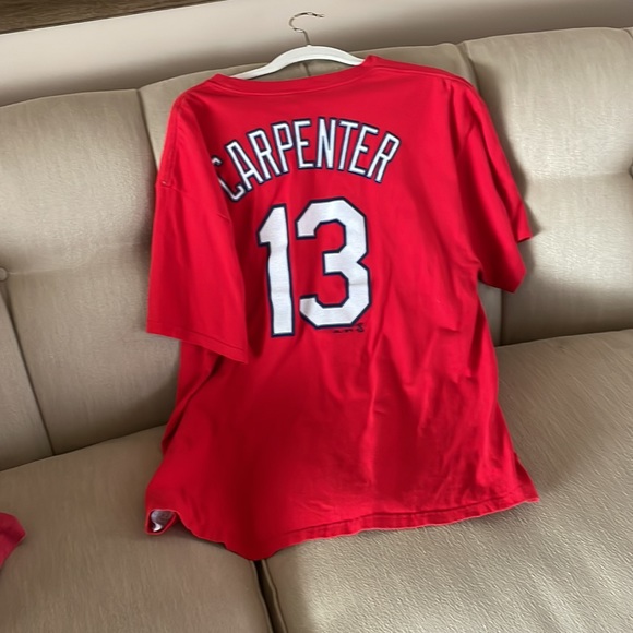 Men’s majestic extra large Chris Carpenter, st. Louis Cardinals T-shirt - Picture 2 of 3